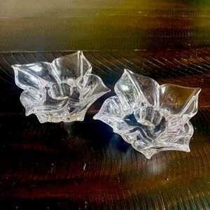 Crystal candle holders